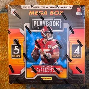 2021 Panini NFL playbook MEGA BOX unopened NEW